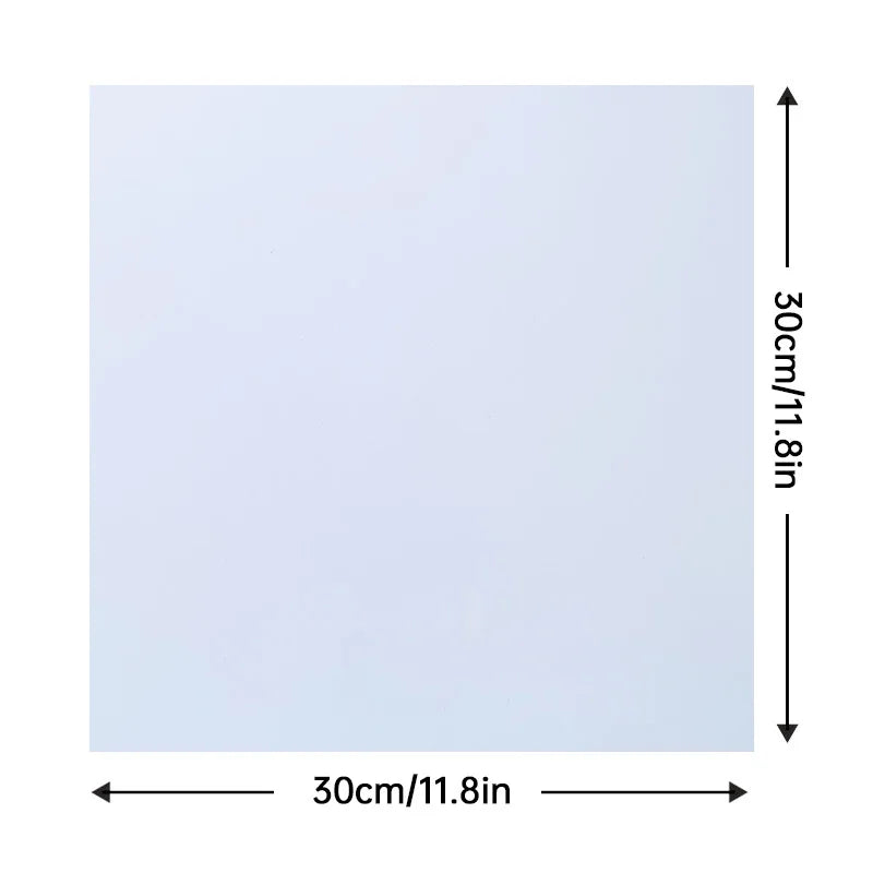 Smooth light blue backsplash tile panel