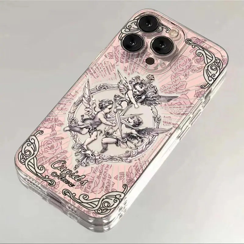 Cupid Angel iPhone Case - Shock-Absorbing Protective Cover by Tidesmit 1 Tidesmit