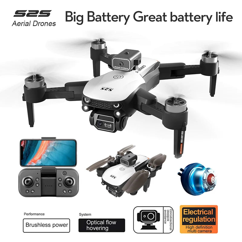 Tidesmit GPS Camera Drone with Obstacle Avoidance and Dual 6K Lens Tidesmit