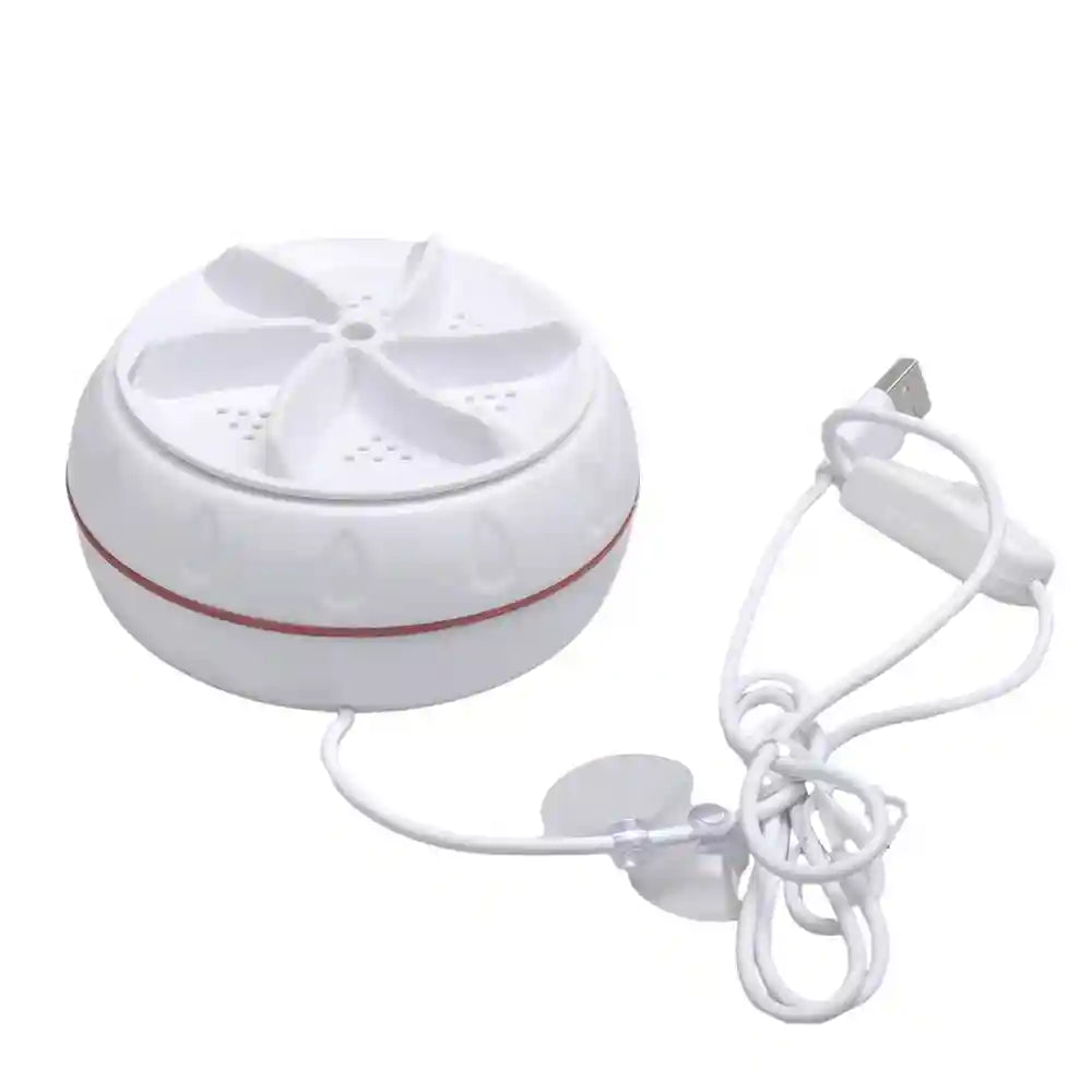 Tidesmit portable ultrasonic mini washing machine for baby clothes, socks, and underwear with USB power, side view 14