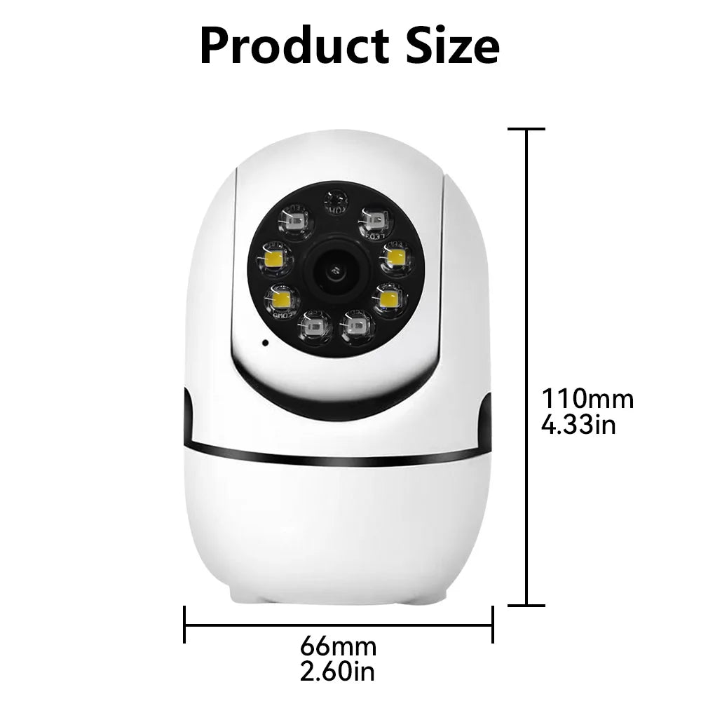 PEGATAH 2K 360° PTZ Home Security Camera Automatic Tracking AI Human Detection Night Vision Video Surveillance Monitor O-Kam Pro