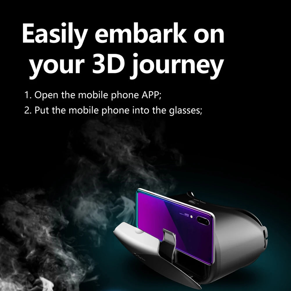 VR Headset for Smartphone - Immersive 3D Smart Glasses by Tidesmit Tidesmit