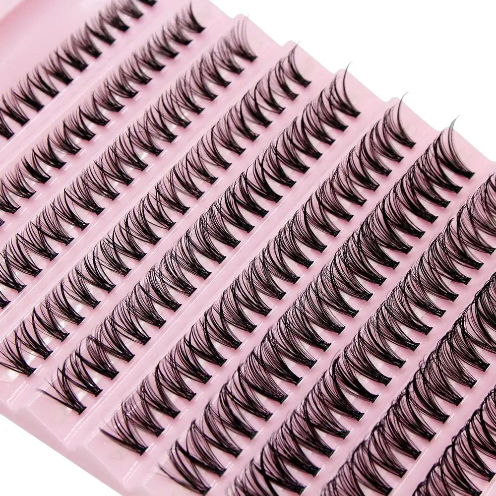 Big Capacity Super Bunch DIY Cluster Lashes 8-16mm Mix Charm Style Eyelashes Extension False Eyelash Makeup Tool Russian Volume False Eyelashes Tidesmit