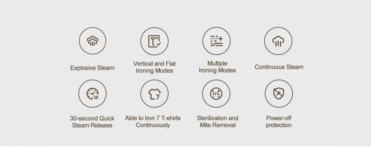 Tidesmit MIJIA handheld garment steamer showing steam nozzle detail and ergonomic grip for efficient fabric ironing
