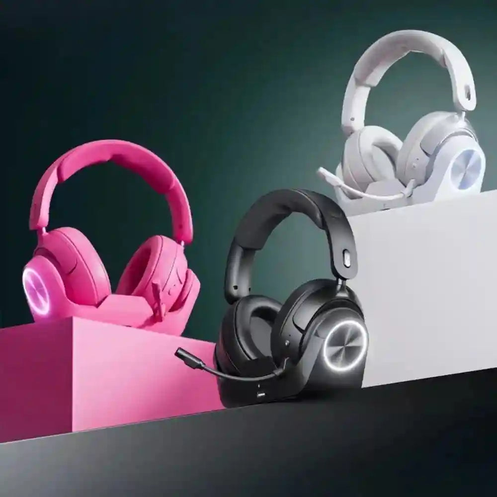 Wireless Gaming Headset with Active Noise Cancellation & Low Latency Tidesmit