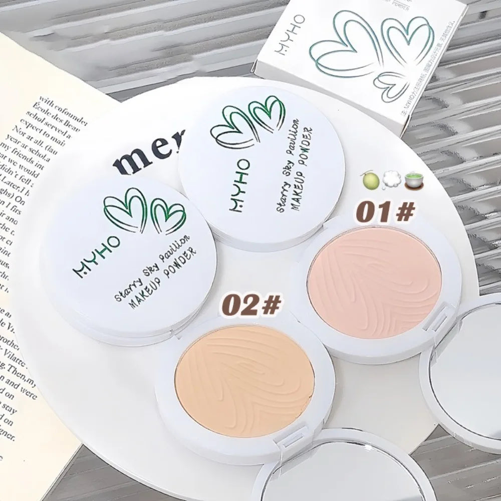 Tidesmit natural matte pressed powder for oil control and brightening face makeup long lasting setting powder