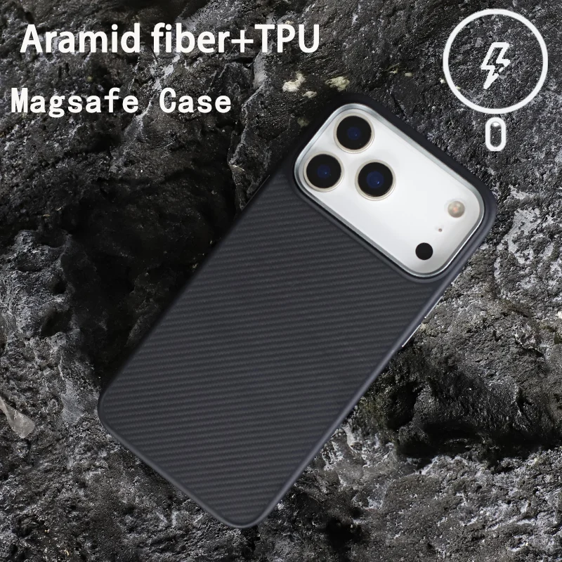 iPhone 17 Pro Max Aramid Fiber Case – Slim Kevlar Armor Tidesmit Tidesmit