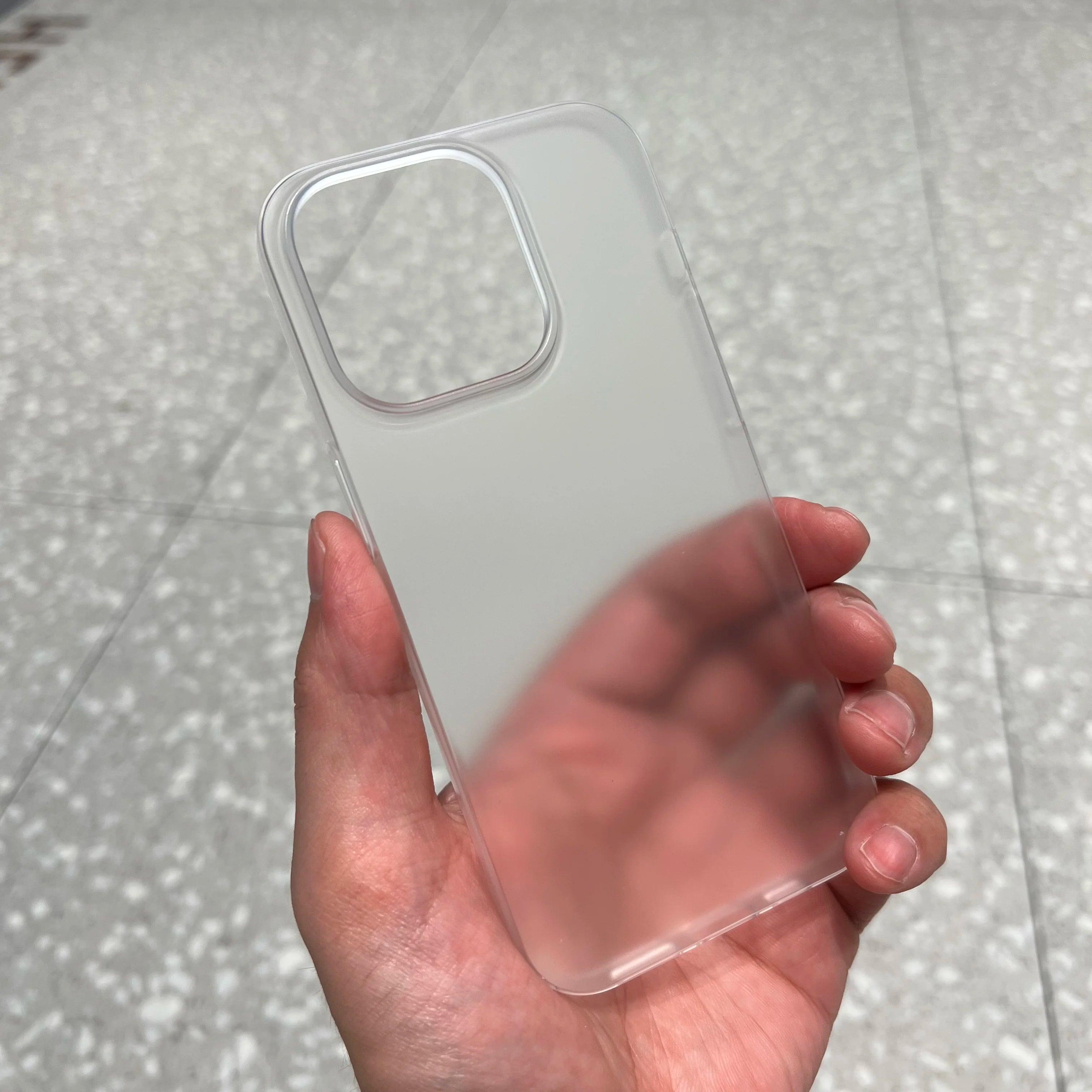 iPhone 17 Matte Case: Slim Translucent Hard Shell by Tidesmit Clear Tidesmit