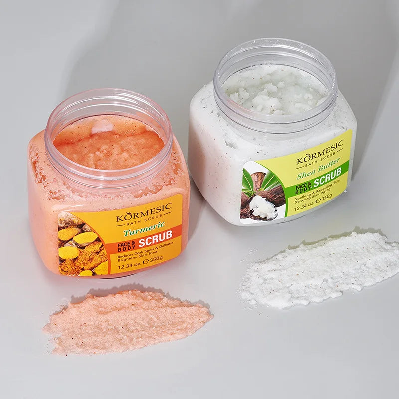 Turmeric Body Scrub for Deep Exfoliation | Natural Brightening Skincare Scrubs Treatments Tidesmit
