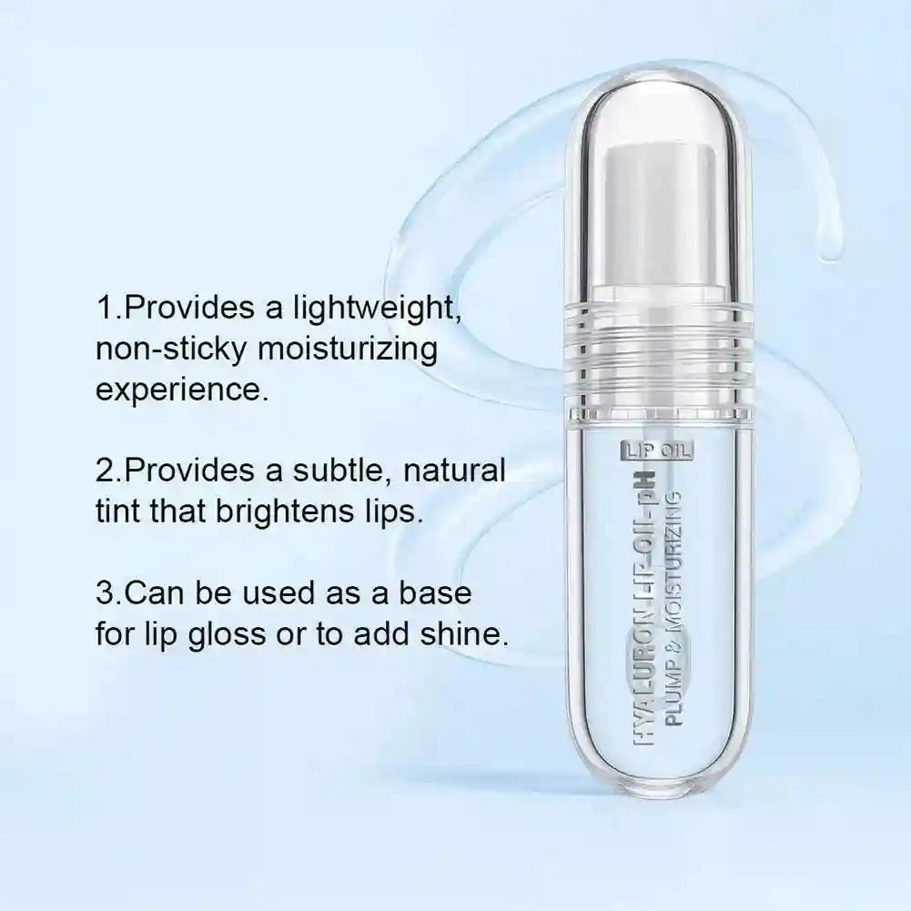 Hyaluronic Acid Lip Oil - Hydrating Plumping Lip Treatment 5ml Lip Care Tidesmit