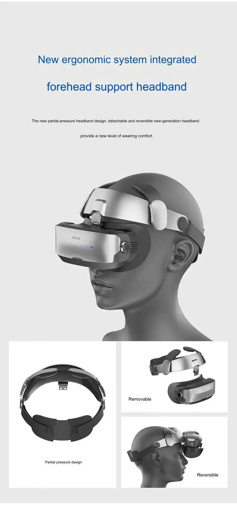 GOOVIS G3 Max 5K VR Headset - Personal 3D Cinema Glasses Tidesmit