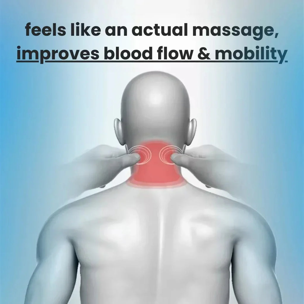 Electric Neck Massager Pillow with Heat Therapy & Deep Tissue Support Massage Cushion Tidesmit