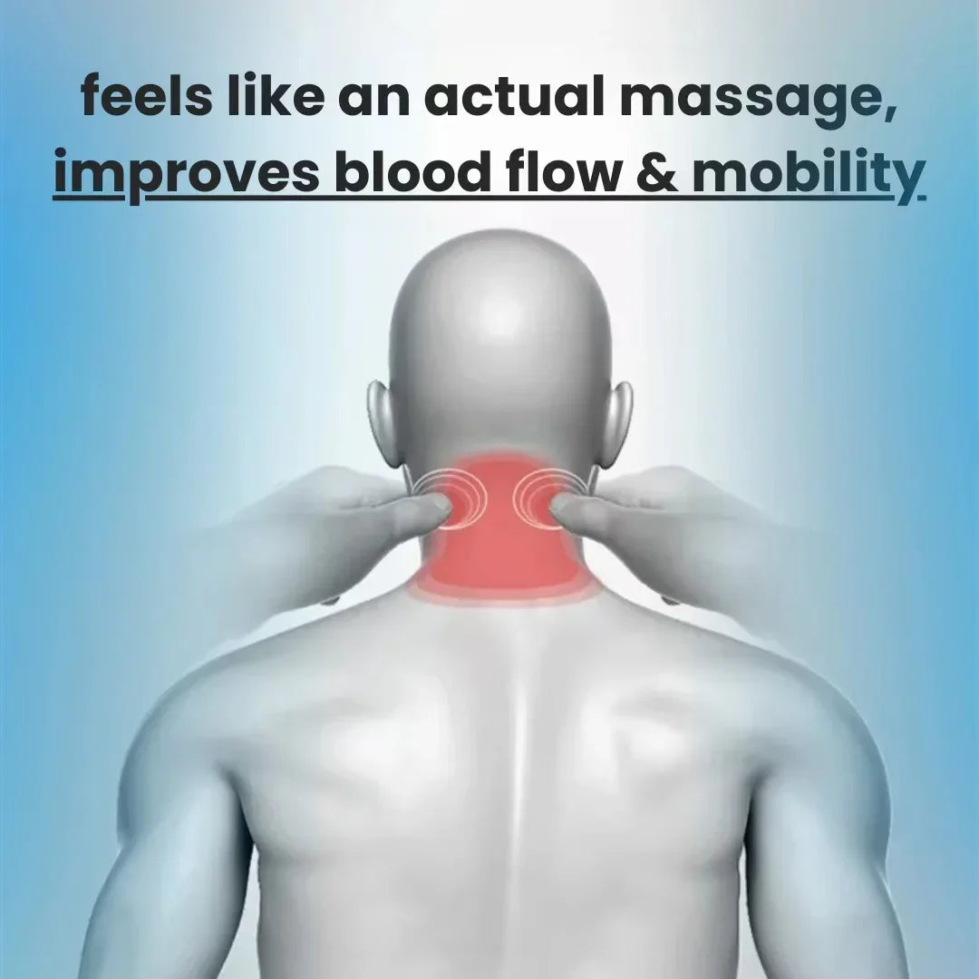 Electric Neck Massager Pillow with Heat Therapy & Deep Tissue Support Massage Cushion Tidesmit