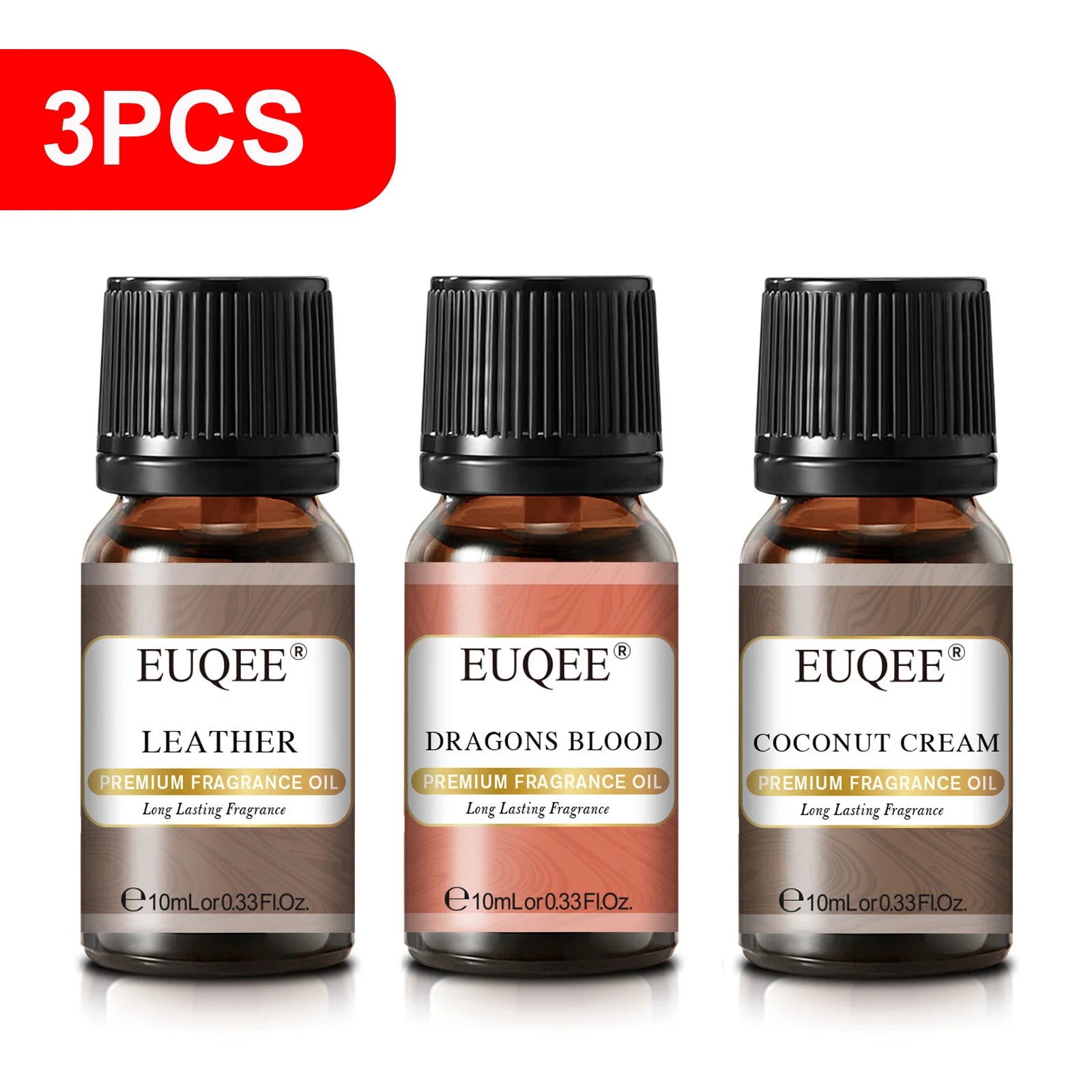 EUQEE Aromatherapy Fragrance Oil-10ml Coffee Leather Forest Pine Chocolate Coconut Cream Aroma Essential Oil For Reed Diffuser