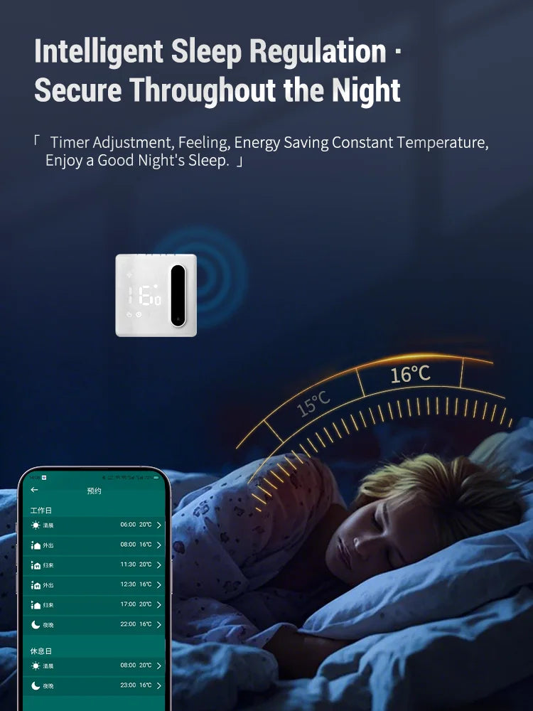 Tuya WiFi Smart Thermostat Temperature Water Electric Floor Heating Gas Boiler Controller Support Alice Alexa Google Home