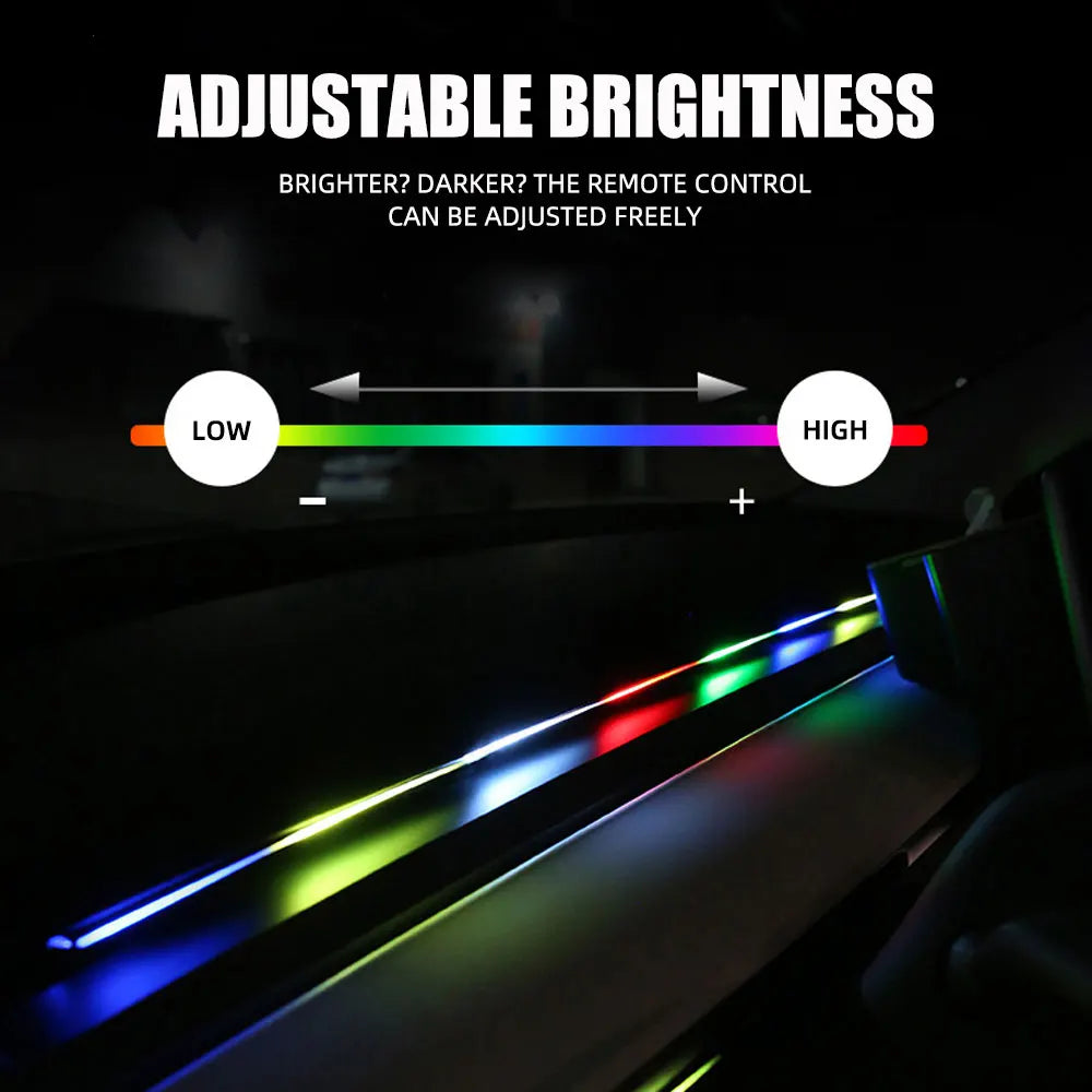 10-in-1 Car Ambient LED Lighting Kit - Customizable Atmosphere Lamp Tidesmit