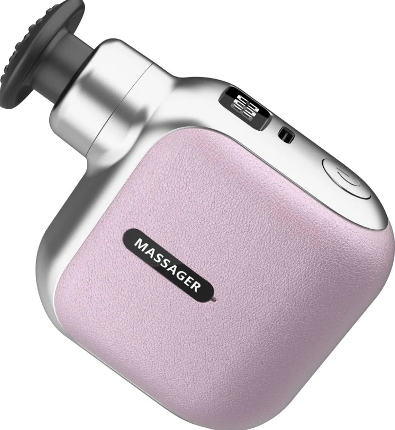 Portable Fascia Gun: Rechargeable Deep Tissue Muscle Recovery Massager Fascia Gun pink Type C Charge Tidesmit