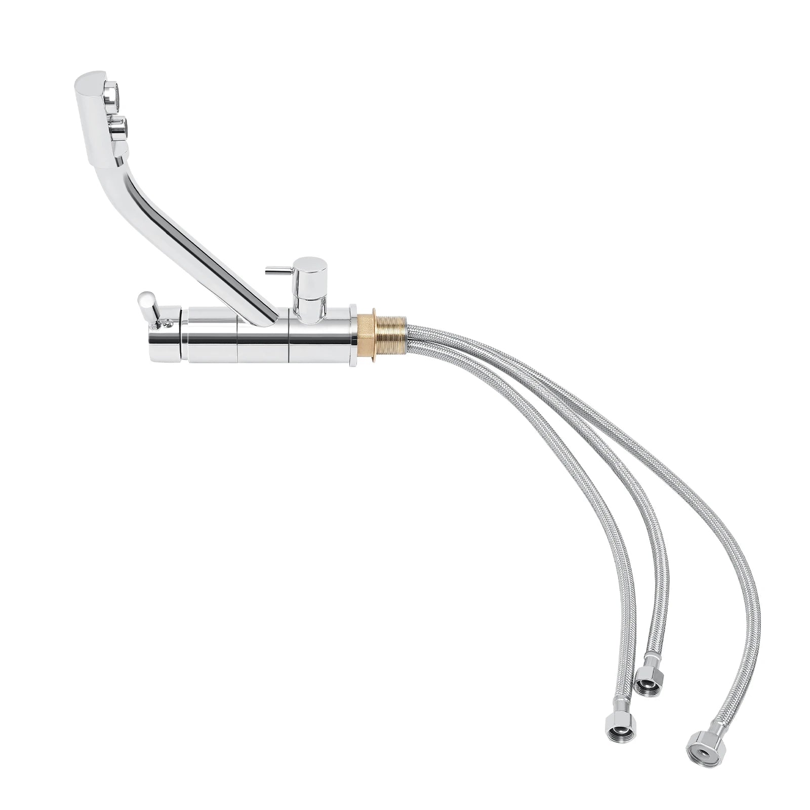 3 in 1 Water Filter Tap 360° Rotatable Three-Way Kitchen Faucet Hot and Cold Water Osmosis System Tap