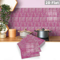 Self-adhesive tile decals, peel-and-stick tile stickers, splash-proof wall decor for kitchens and bathrooms, bedroom decor