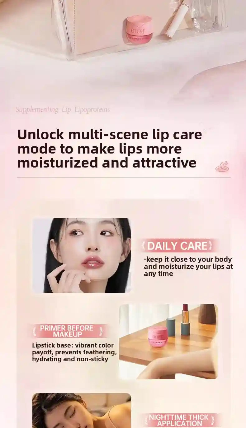 Lip Plumping Oil With Hyaluronic Acid - Hydrating Gloss Treatment Lip Care Tidesmit