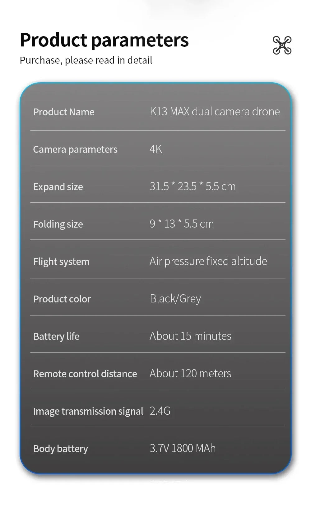 4K GPS Drone with Triple Camera - Foldable FPV Quadcopter Tidesmit