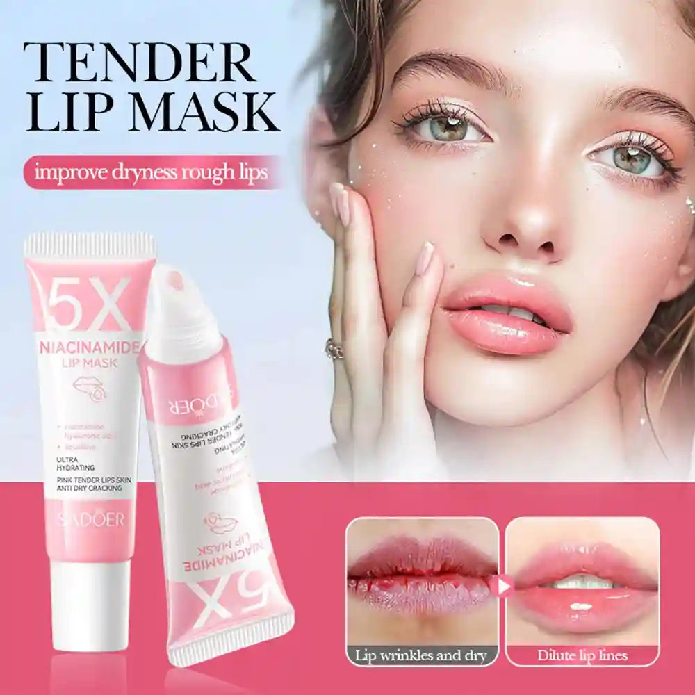 Niacinamide Plumping Lip Mask - Nourishing 10g Lip Treatment Lip Care Tidesmit
