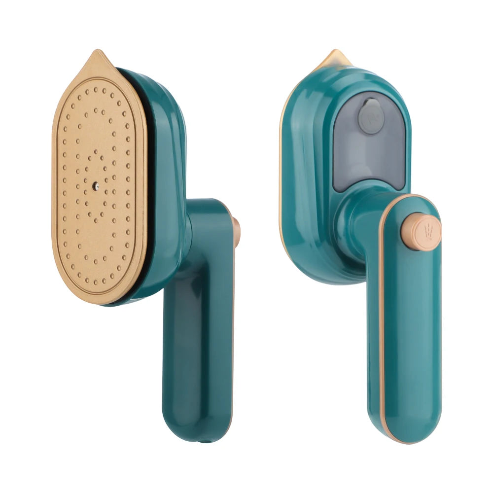 Tidesmit portable garment steamer featuring a 180-degree rotating handle for versatile wet and dry ironing on the go.