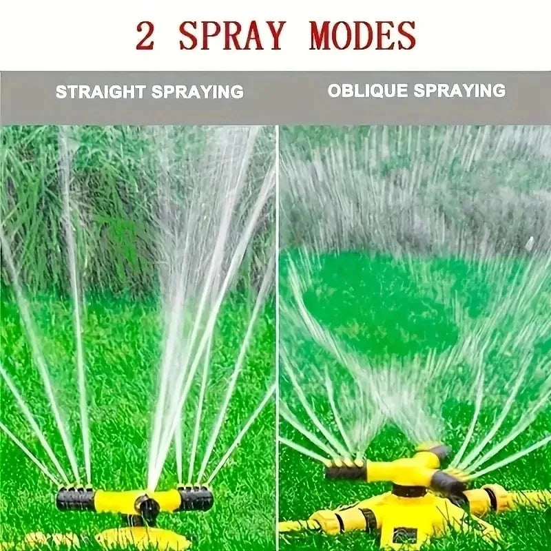 360 Degree Automatic Rotating Water pipe set Garden Lawn Sprinkler Yard Large Area Coverage Watering Irrigation Spraye