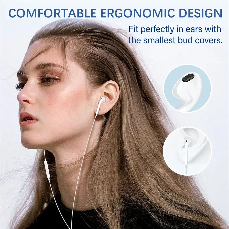 Tidesmit USB-C Wired Earphones for Xiaomi with Mic & Volume Control Tidesmit