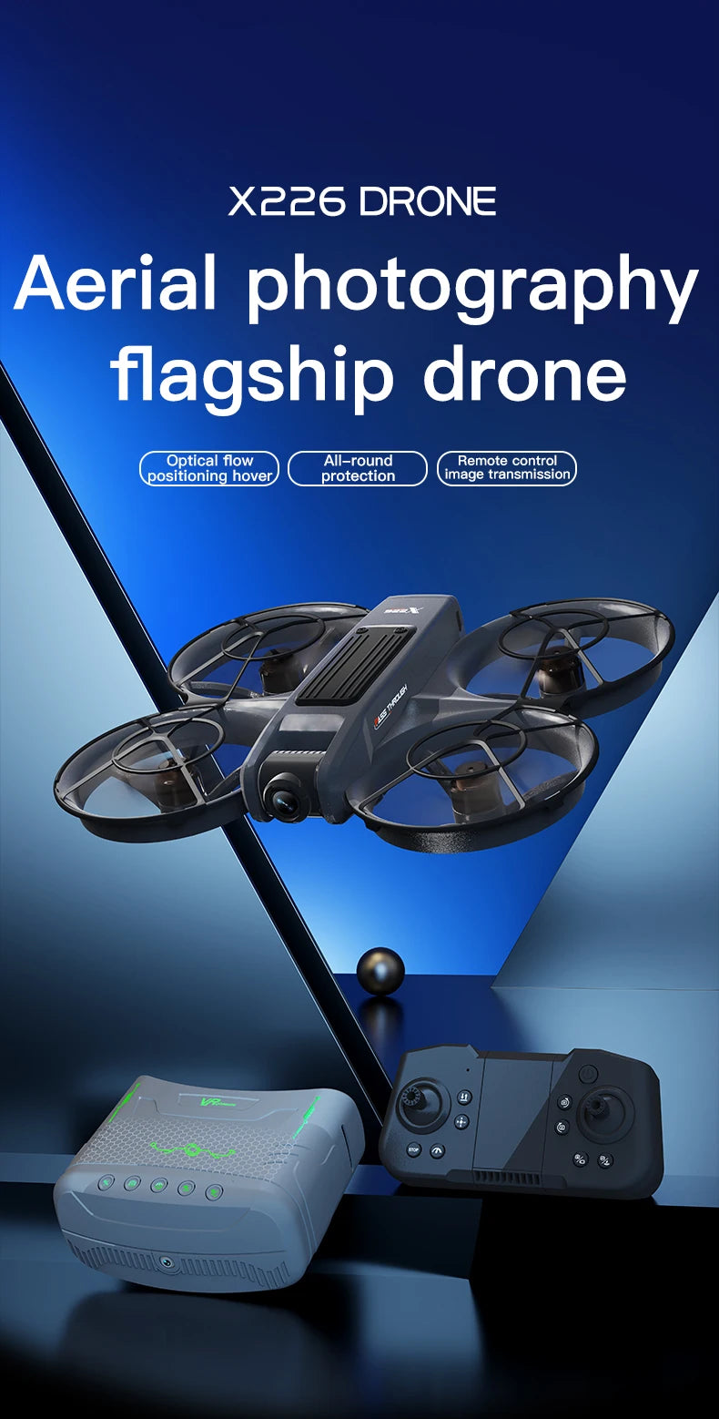 4K Camera Drone with Obstacle Avoidance and Dual Screen Remote Control Tidesmit