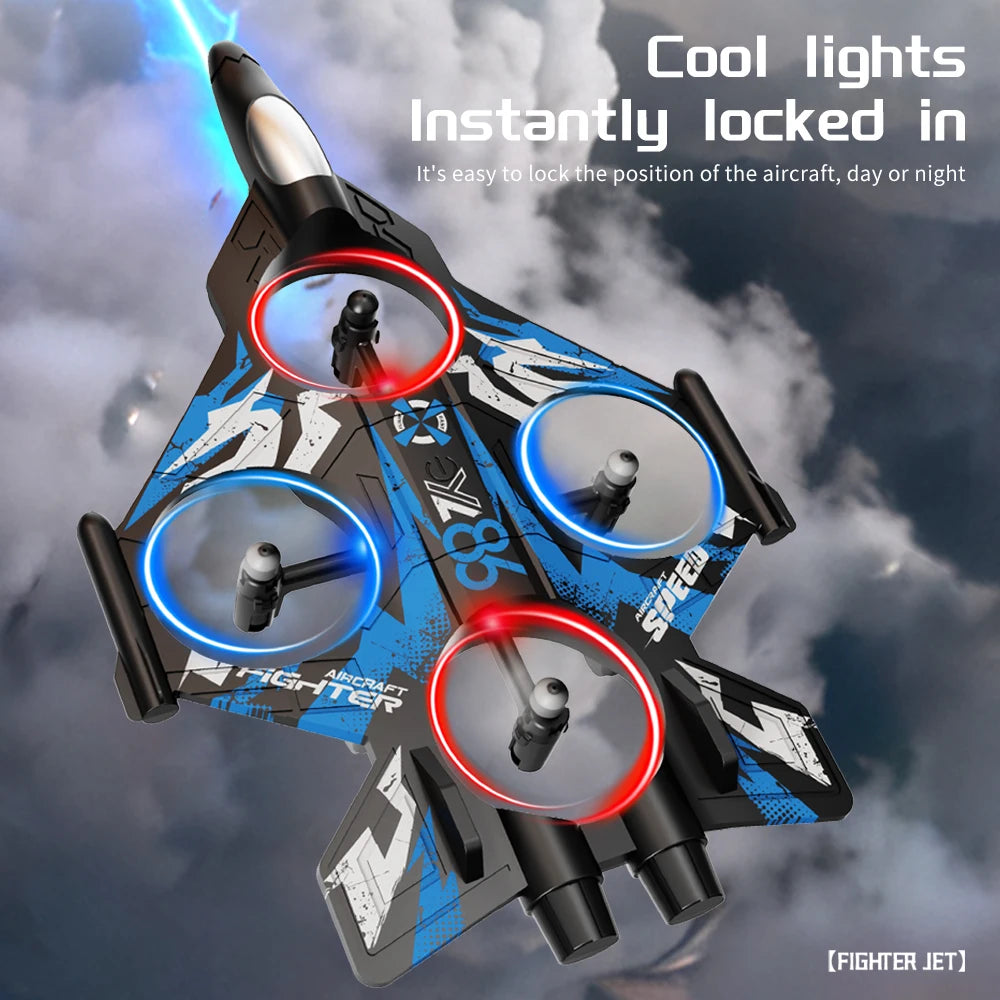 RC Camera Drone with 360 Rolling & Fixed Height Control - Tidesmit Tidesmit