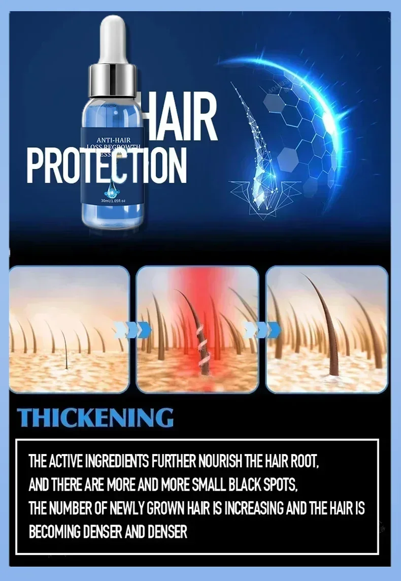 Tidesmit Biotin hair growth serum for anti-hair loss, scalp treatment, and thicker hair regrowth.