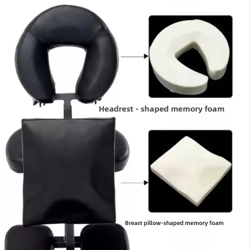 Portable Massage Chair - Adjustable Folding Seat for Wellness Massage Chairs Tidesmit