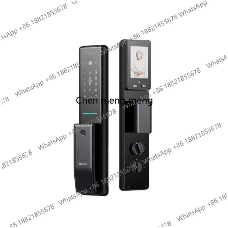 Cerraduras Electronica Security Deadbolt Door Lock Fingerprint 3D Face Recognition Smart Lock With Camera
