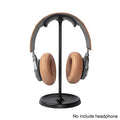 Curved Headphone Stand & Storage Tray for Over-Ear Headphones black Tidesmit
