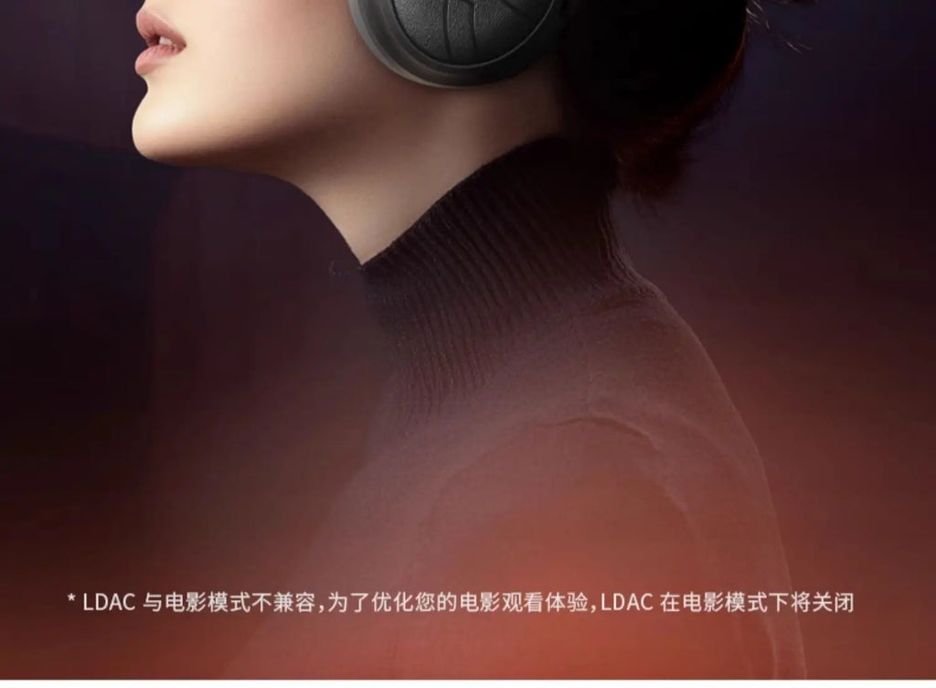 Wireless Noise Cancelling Headphones - Over-Ear Pro Audio Black & White Tidesmit
