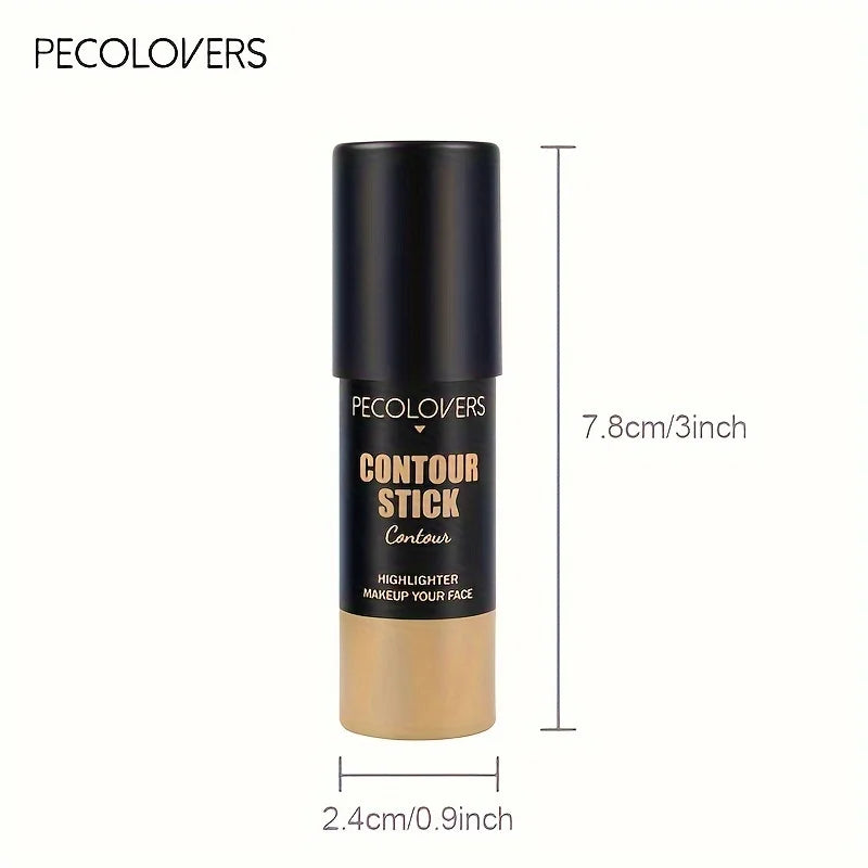 Tidesmit cream contour and highlighter stick for natural 3D face makeup texture close-up