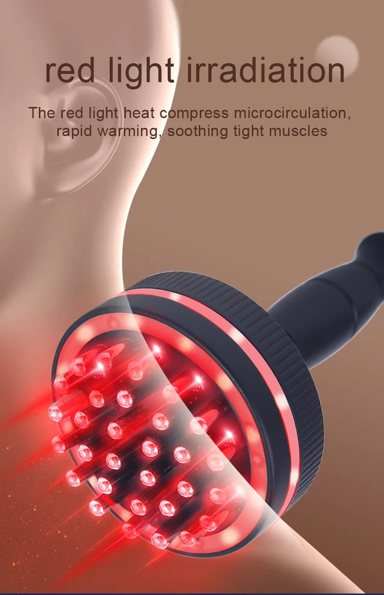 Electric Gua Sha Massager: Heated Deep Tissue Muscle Relief Tool Back Massage Instrument Tidesmit