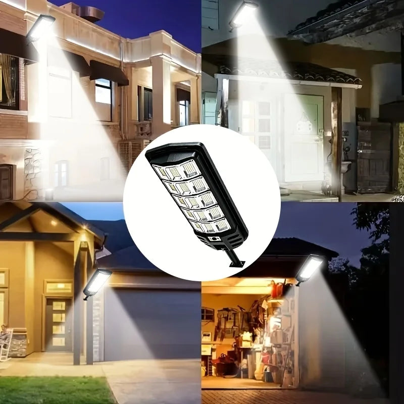 New High-brightness Solar Light With Motion Sensor, Auto On And 3 Lighting Modes. IP65 Waterproof, 10+ Hours Runtime, Ideal For Garage, Parking Lot And Emergency Lighting. Great Birthday Gift For Family And Friends.