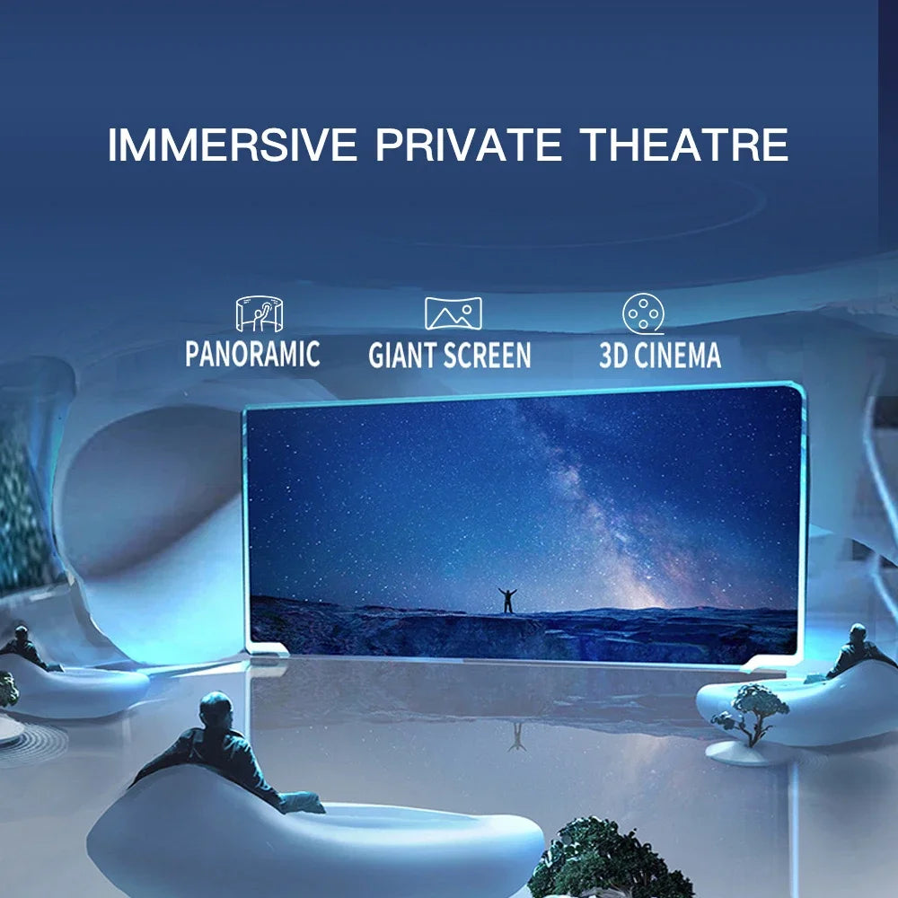 VR Headset for Smartphone - Immersive 3D Smart Glasses with Remote Tidesmit
