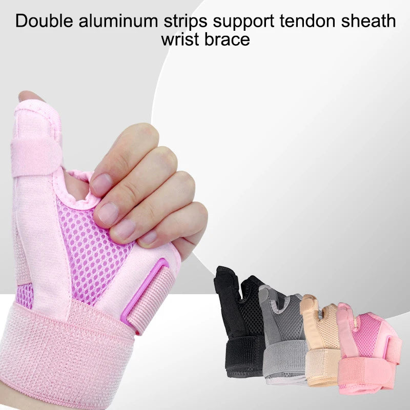1Pc Thumb Support Brace Adjustable Wrist Thumb Stabilizer Immobilizer Trigger Thumbs Support Braces Flexible Splint Wrist