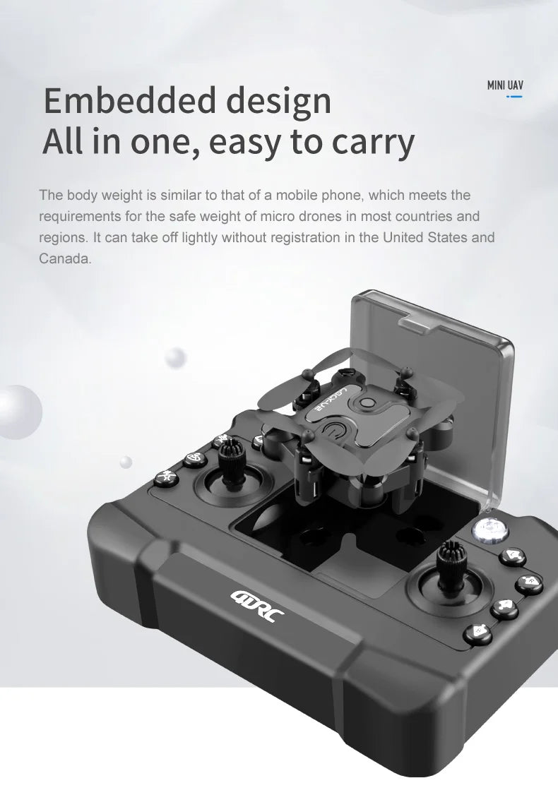 Mini 8K Camera Drone - Foldable FPV Quadcopter with GPS Stability Tidesmit