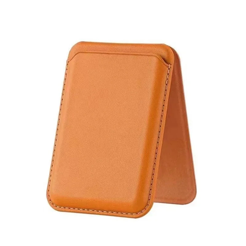 Magnetic Leather Wallet Case for iPhone 15 Pro Max with Kickstand 01 Tidesmit