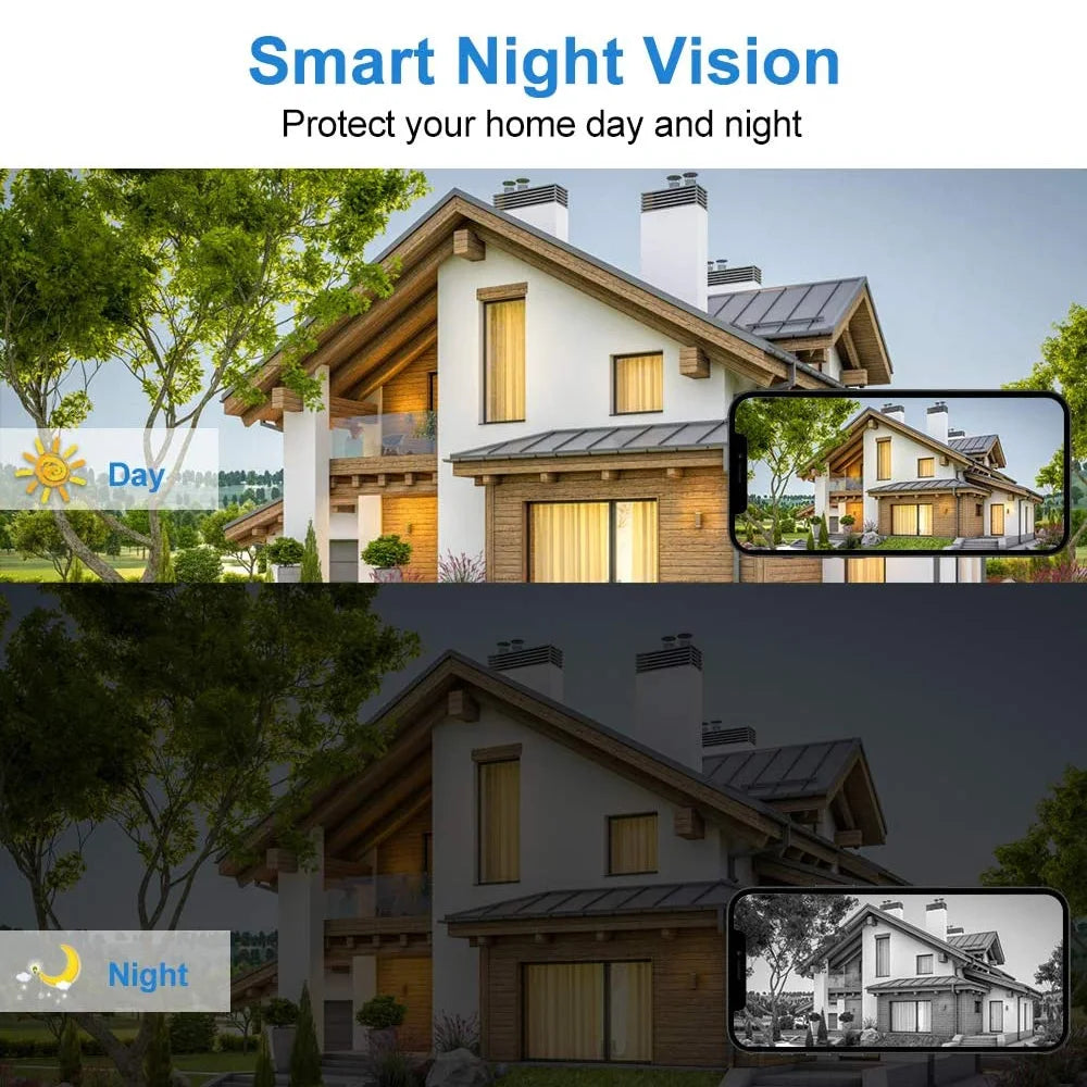 Video Doorbell Camera HD IR Alarm WiFi Doorbell Wireless Operated Motion Detector Audio & Speaker Night Vision for iOS & Android