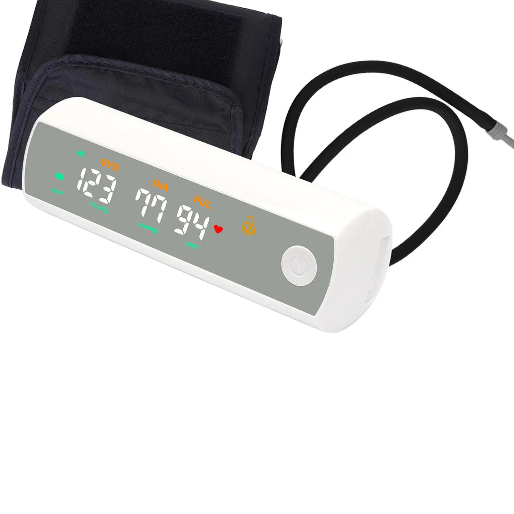 Rechargeable Battery Digitization Russian Voice LCD Large Screen Sphygmomanometer Arm Blood Pressure Monitor Tonometer