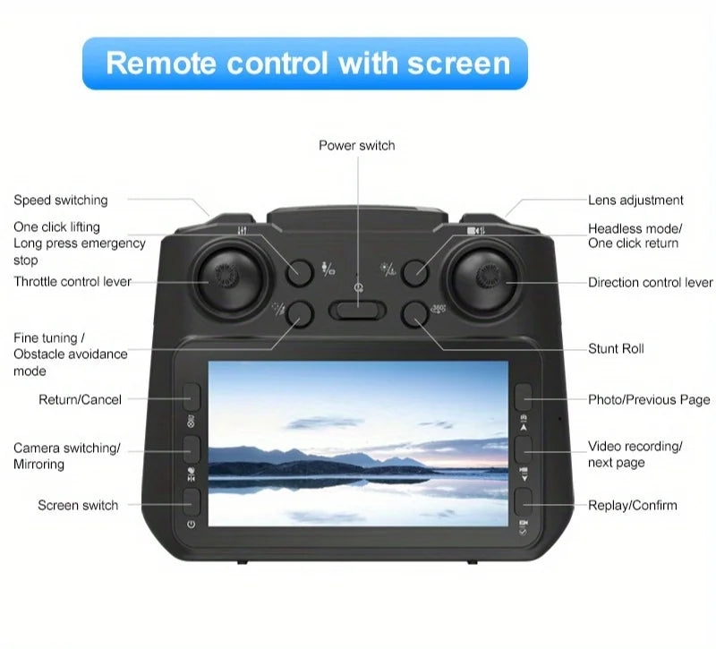 4K Camera Drone M23 with Obstacle Avoidance and GPS - Tidesmit Tidesmit