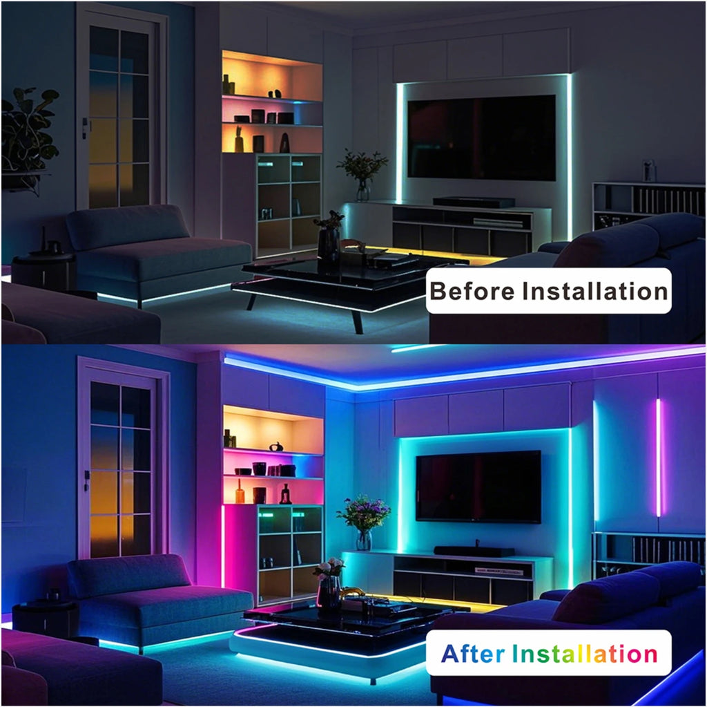5m/roll WS2815 DC12V (WS2813/WS2812B) RGB LED Pixels Strip Light Individually Addressable LED Dual-Signal 30/60/144 Pixels/Led/m