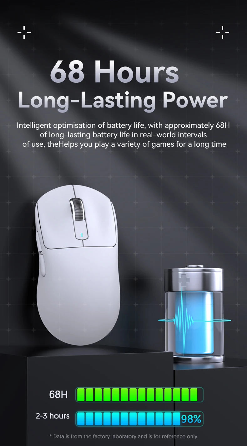 Attack Shark X3 X3Pro Wireless Tri-Mode Gaming Mouse 26K DPI PAW3395 Computer Gaming Peripherals CSGO Valorant Office Gift