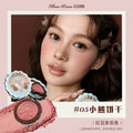 Tidesmit Flower Knows Sweetie Bear vegan silk satin blush powder texture close-up for natural matte face makeup