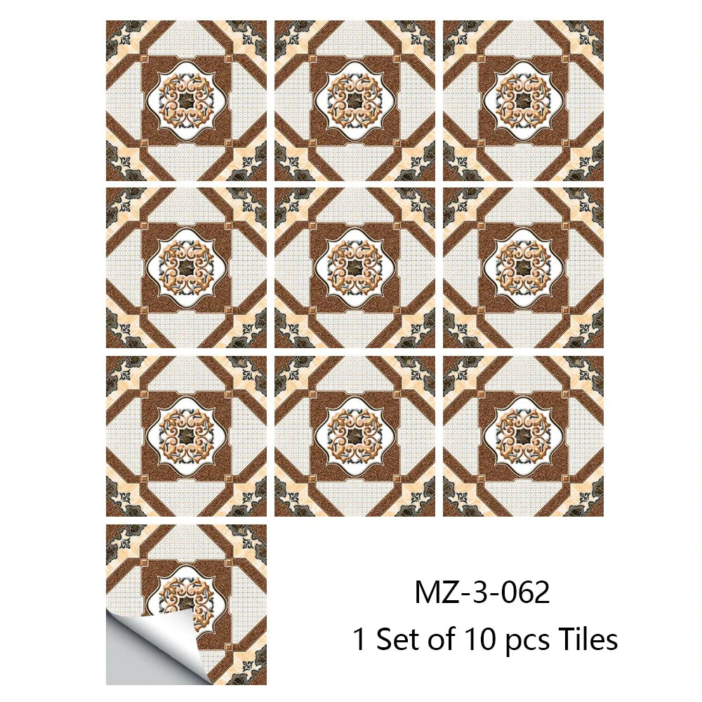 29 Styles Thickened Frosted Tiles Floor Sticker Kitchen Bathroom Home Renovation Wallpaper Waterproof Non-slip Art Wall Decals